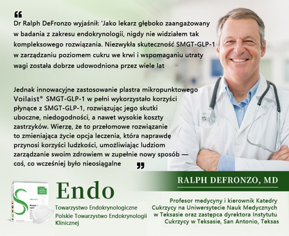 Voilaist® SMGT-GLP-1 Nano Microneedle Patch ✅ Bezbolesny, długotrwały, zwalczający cukrzycę, otyłość i choroby układu krążenia
