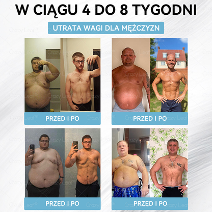 CrazyLeaf® Szczupłość i Witalność Tirzepatide – 🔁 doustny roztwór wspierający odchudzanie, ciśnienie i poziom cukru